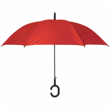 Logo trade advertising product photo of: Hands-free umbrella, Red