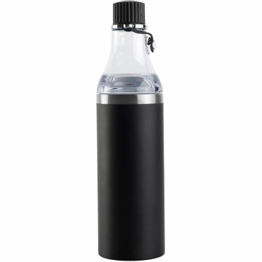 Logotrade promotional product picture of: Vacuum bottle DOMINIKA, Black