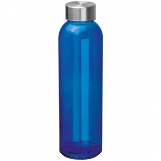 Logotrade business gift image of: Transparent drinking bottle with imprint, blue