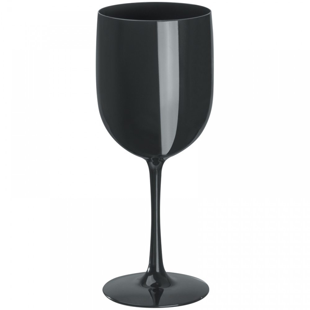 Logo trade promotional giveaway photo of: PS Drinking glass 460 ml, Black