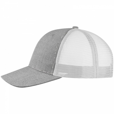 Logo trade corporate gifts image of: Baseball Cap with net, White