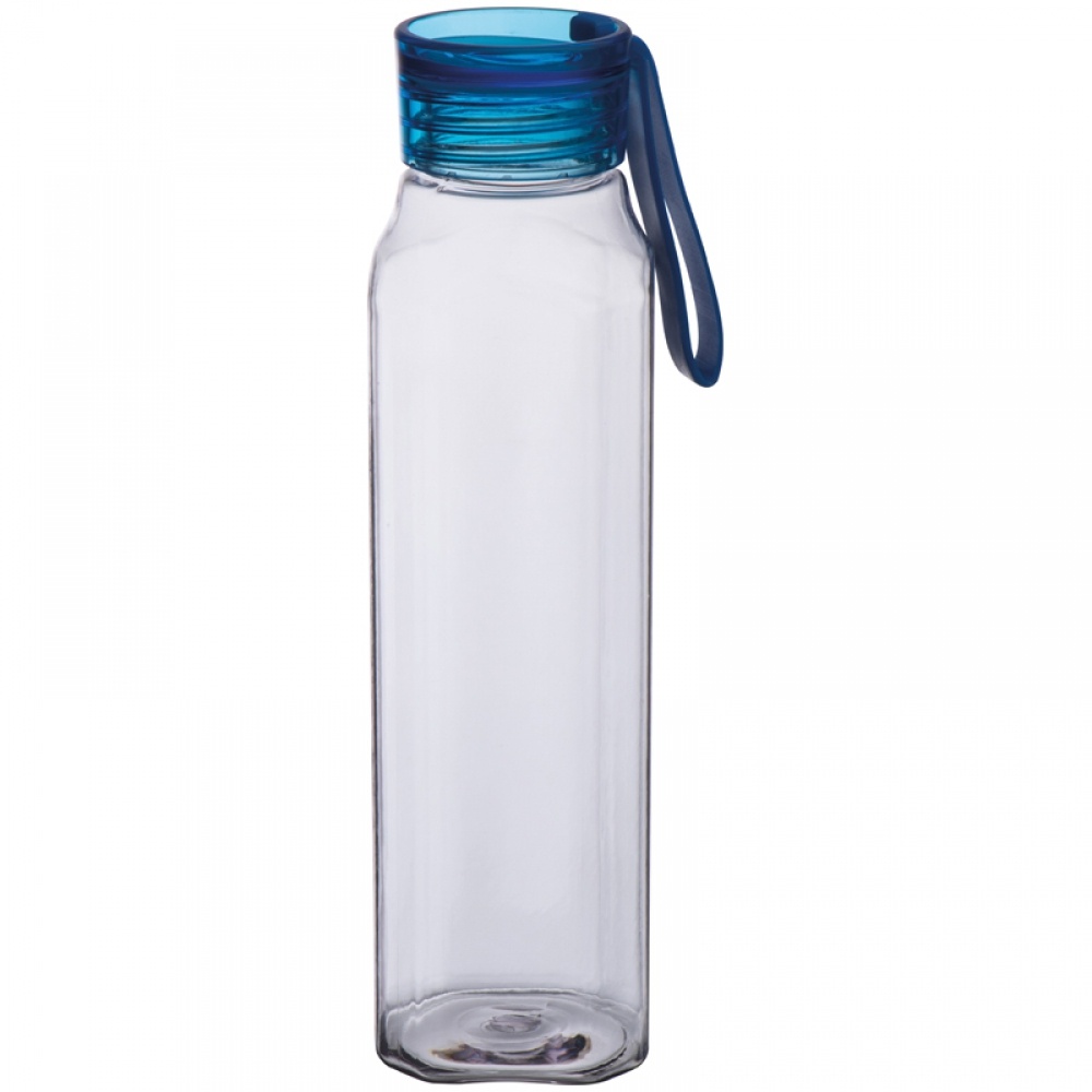 Logotrade promotional merchandise picture of: TRITAN bottle with handle 650 ml, Blue