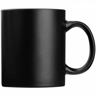 Logotrade promotional giveaway picture of: Black mug with colored inside, White