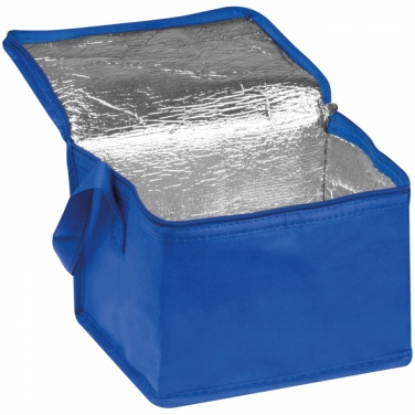 Logotrade promotional giveaways photo of: Non-woven cooling bag - 6 cans, Blue