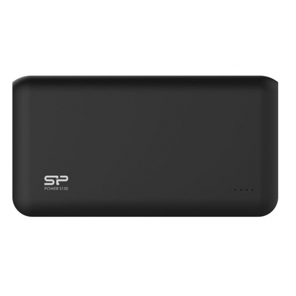 Logotrade corporate gift image of: Power Bank Silicon Power S150, Black/White