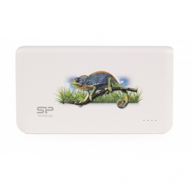 Logo trade promotional gifts picture of: Power Bank Silicon Power S150, Black/White