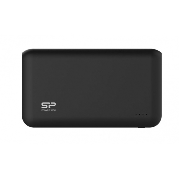 Logo trade promotional merchandise photo of: Power Bank Silicon Power S100, Black/White