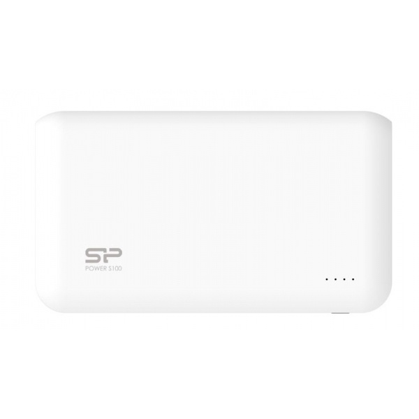 Logo trade business gift photo of: Power Bank Silicon Power S100, White