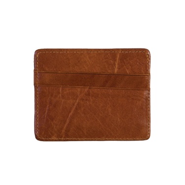 Logotrade promotional items photo of: Leather card holder, brown