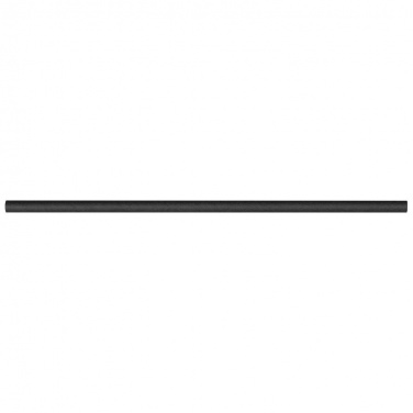 Logo trade promotional items picture of: Set of 100 drink straws made of paper, black