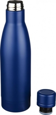 Logo trade corporate gift photo of: Vasa copper vacuum insulated bottle, 500 ml, blue