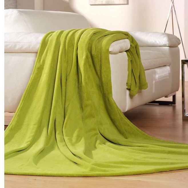 Logotrade promotional merchandise image of: Elegant Memphis blanket, green