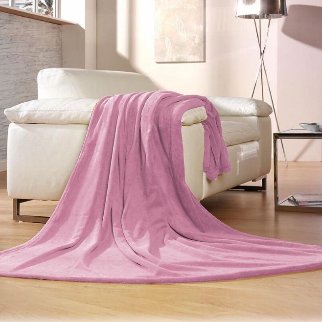 Logotrade promotional merchandise photo of: Memphis blanket, pink