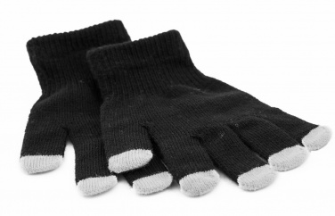 Logo trade advertising products picture of: Touch screen gloves, black