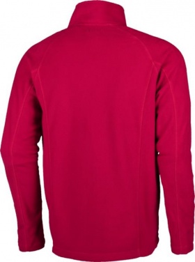 Logo trade promotional merchandise picture of: Fleece jacket Rixford Polyfleece Full Zip, red