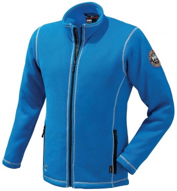 Logo trade promotional items picture of: Fleece jacket HAY RIVER, blue