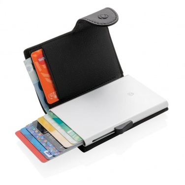 Logotrade business gift image of: C-Secure RFID card holder & wallet, black