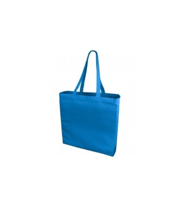 Logo trade promotional giveaways picture of: Odessa cotton tote, light blue