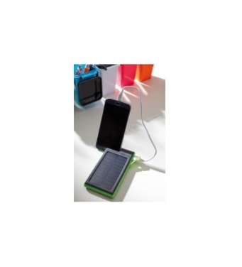 Logo trade promotional item photo of: Powerbank, Helios, black-green