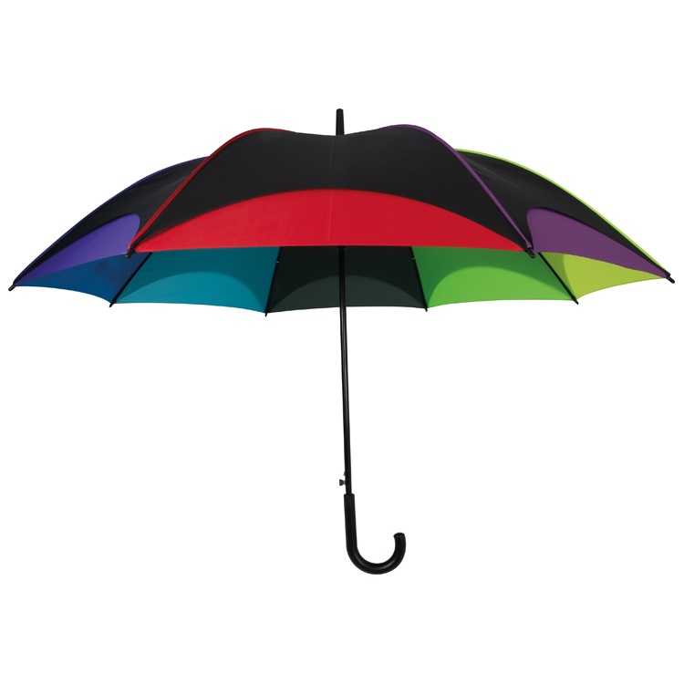 Logo trade promotional giveaway photo of: Beautiful rainbow umbrella, multicolor