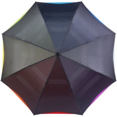 Logotrade business gift image of: Colourful reversible automatic umbrella, multicolor