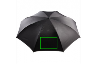 Logo trade promotional giveaways image of: Reversible windproof  umbrella 23”, grey