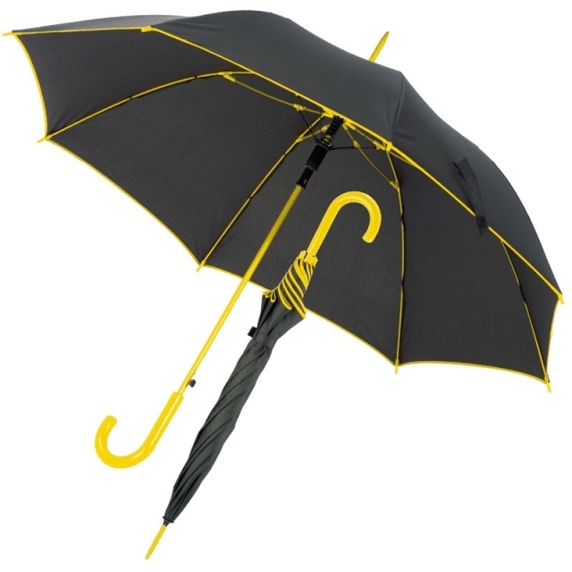 Logo trade promotional item photo of: Umbrella 'Paris'  ø 103, yellow