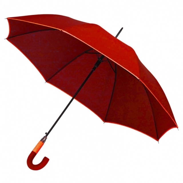 Logo trade promotional items picture of: Classical umbrella 'Lexington',  red