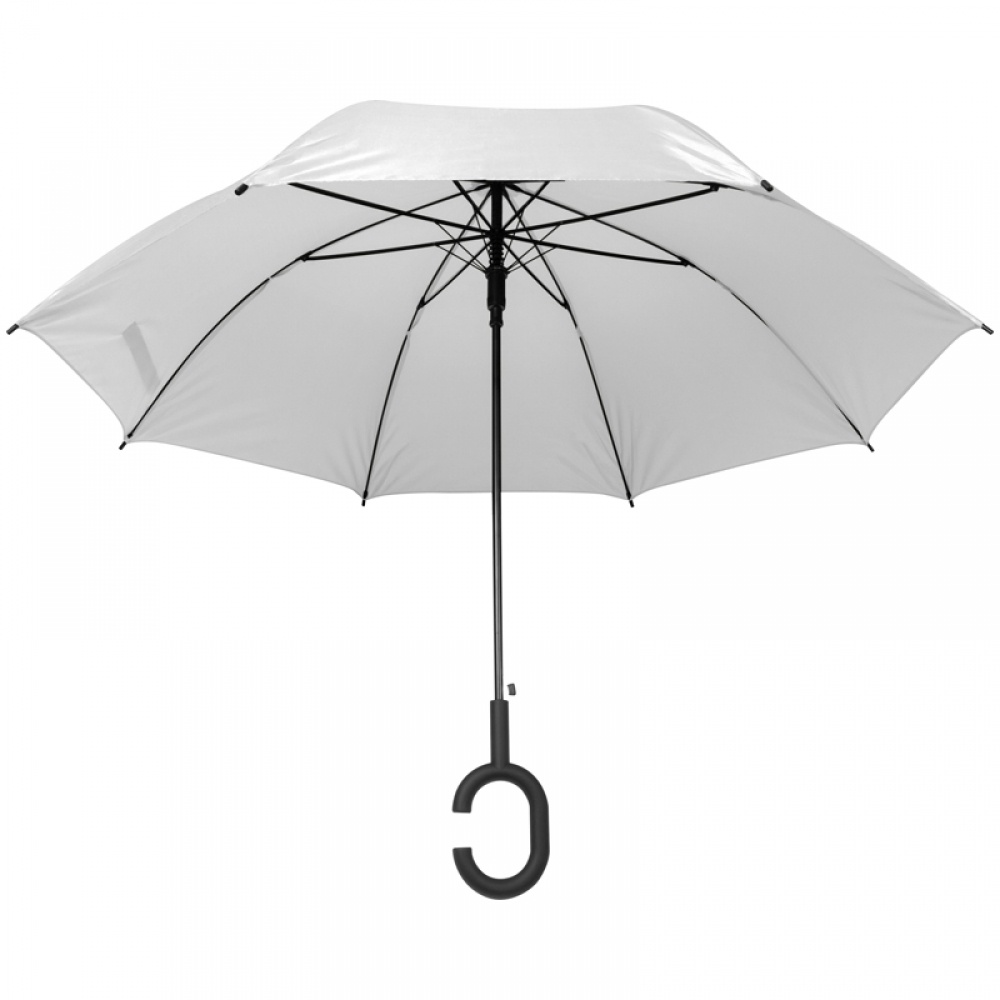 Logotrade promotional items photo of: Hands-free convinient umbrella, white