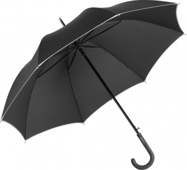 Logo trade advertising products image of: Windproof AC alu midsize umbrella Windmatic, black