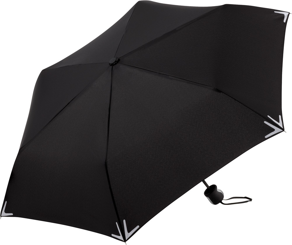 Logo trade advertising products picture of: Mini safety umbrella Safebrella® 5071, black