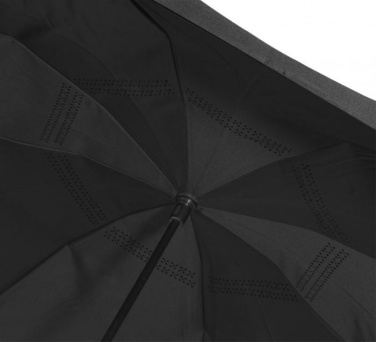 Logo trade business gift photo of: Lima reversible 23" umbrella, black