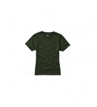 Logotrade corporate gift image of: Nanaimo short sleeve ladies T-shirt, army green