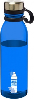 Logo trade corporate gifts picture of: Darya 800 ml Tritan™ water bottle, blue