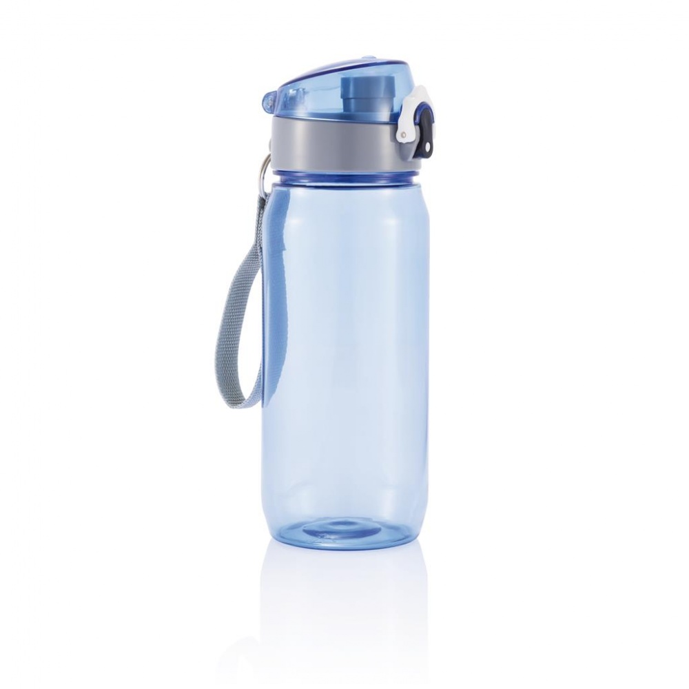 Logo trade promotional giveaways picture of: Tritan sports bottle 600 ml, blue/grey