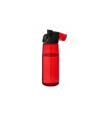 Logo trade promotional merchandise picture of: Capri water bottle, red