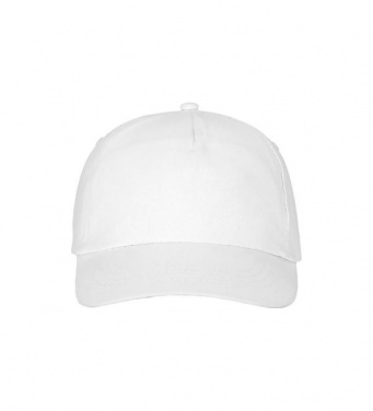 Logotrade advertising product picture of: Feniks 5 panel cap, white