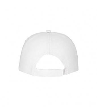 Logo trade promotional gift photo of: Feniks 5 panel cap, white