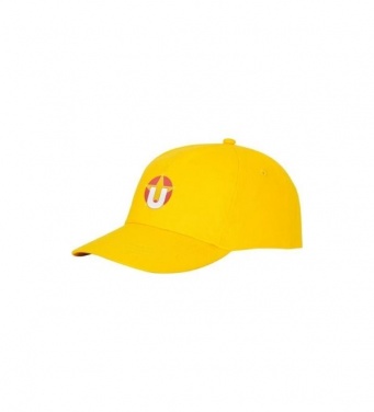 Logotrade advertising product image of: Feniks 5 panel cap, yellow