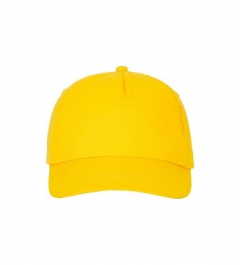 Logotrade business gifts photo of: Feniks 5 panel cap, yellow