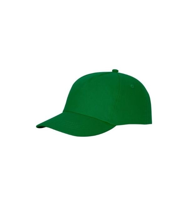 Logo trade promotional items image of: Feniks 5 panel cap, green