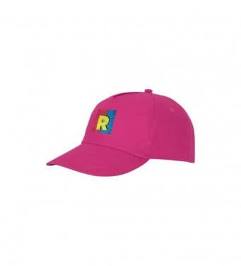 Logo trade corporate gifts picture of: Feniks 5 panel cap, rose