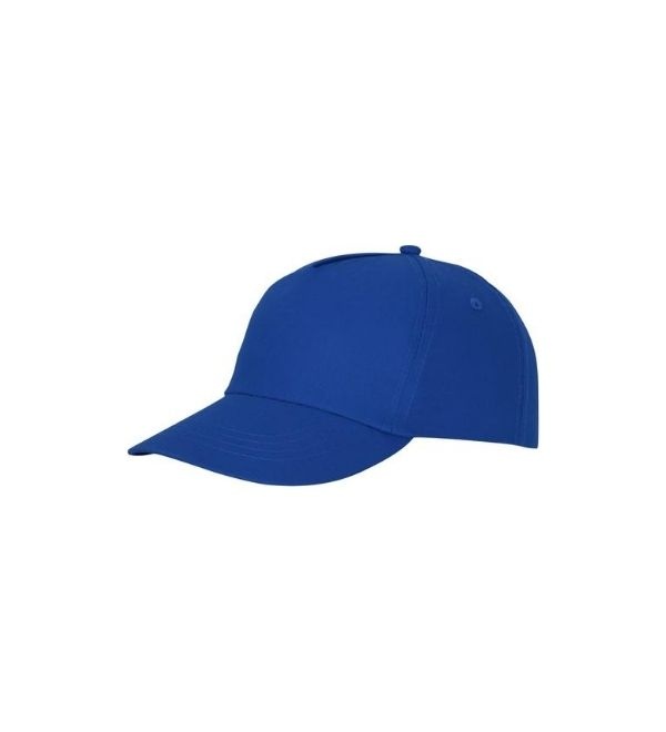 Logo trade promotional merchandise photo of: Feniks 5 panel cap, blue