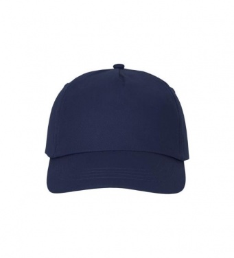 Logo trade promotional giveaway photo of: Feniks 5 panel cap, navy