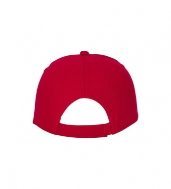 Logo trade promotional giveaway photo of: Feniks 5 panel cap, red