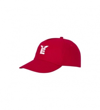 Logotrade promotional gift picture of: Feniks 5 panel cap, red