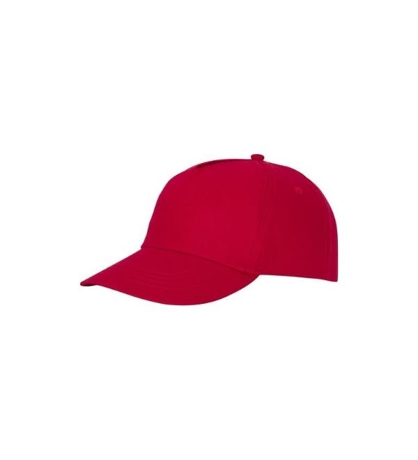 Logo trade promotional giveaway photo of: Feniks 5 panel cap, red