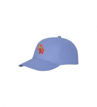 Logo trade promotional gift photo of: Feniks 5 panel cap, light blue