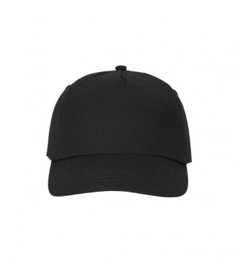 Logotrade promotional gift picture of: Feniks 5 panel cap, black