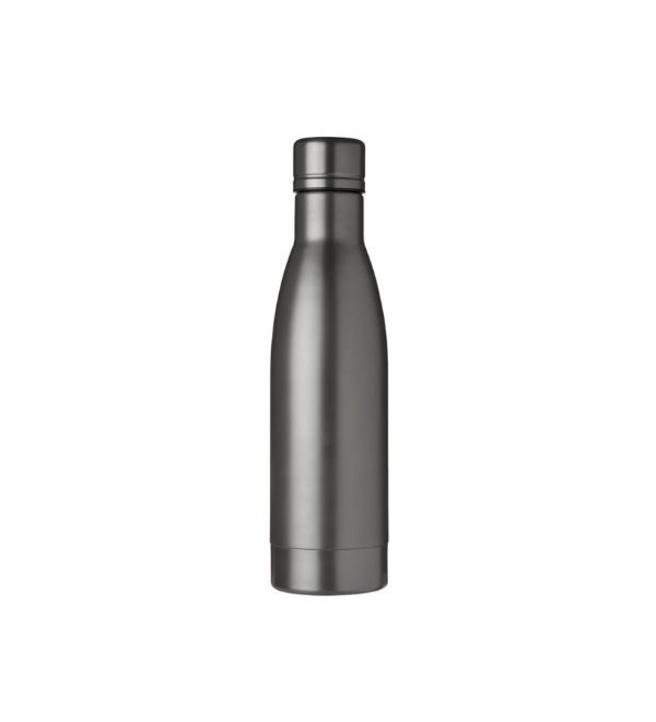 Logotrade corporate gift image of: Vasa copper vacuum insulated bottle, 500 ml, dark grey